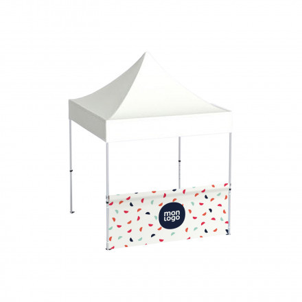 DEMI MUR PERSONNALISABLE POUR TENTE PLIANTE 2X2M 'TELTA'
