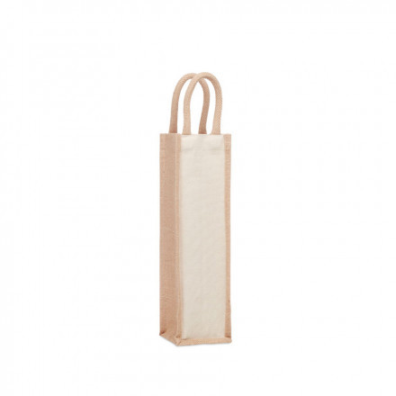 SAC PERSONNALISÉ DE BOUTEILLE EN JUTE/TOILE 'JOA'