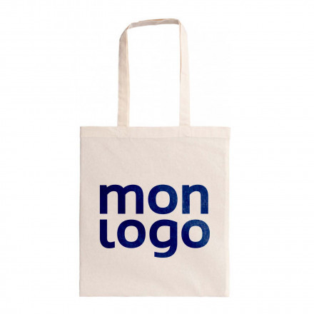 EXPRESS 24H   SAC SHOPPING PUBLICITAIRE A ANSES LONGUES NATURELS 'MARIETA' 150 GR/M²