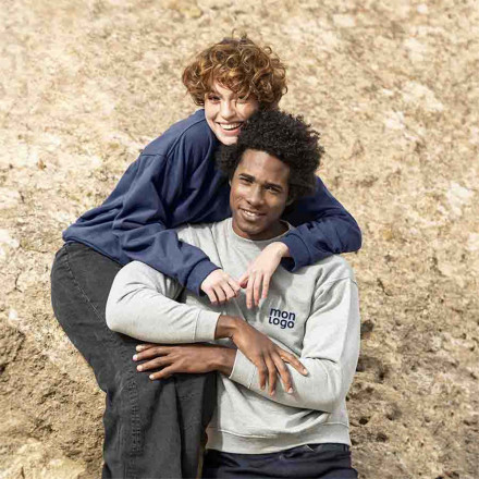 SWEAT PERSONNALISABLE COL ROND 'SANDO'
