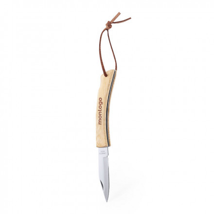 COUTEAU PLIABLE PERSONNALISABLE EN BAMBOU 'SULTO'