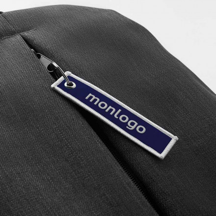 PORTE CLÉS PUBLICITAIRE TISSÉ 'WING RPET' 