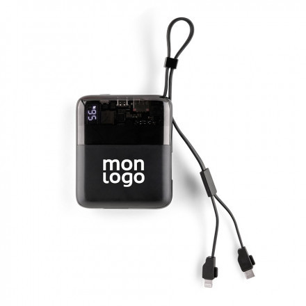 BATTERIE PERSONNALISABLE LIVOO® 10 000 MAH 20 W 'DROUAN'
