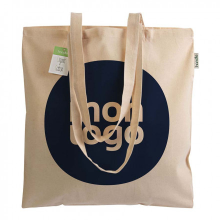 SAC COTON PERSONNALISABLE ORGANIC AVEC SOUFFLET 'OTLEY