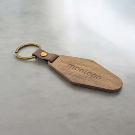 PORTE CLE EN BOIS PERSONNALISABLE 'RETALY PLUS'