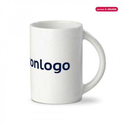 MUG PORCELAINE PUBLICITAIRE 300 ML 'MANILO EUROPE' 4 J