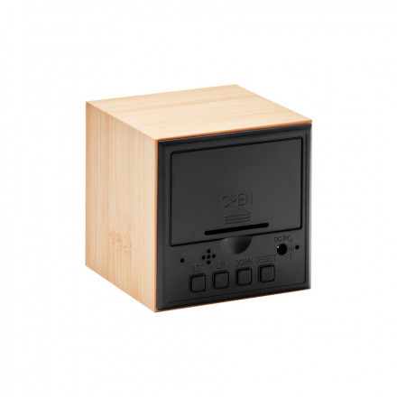 RÉVEIL CARRÉ EN BAMBOU PROMOTIONNEL 'MANILA'