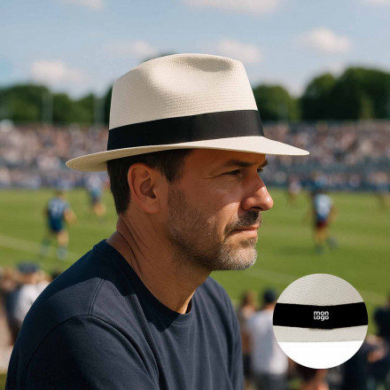 CHAPEAU PAILLE PAPIER PERSONNALISABLE 'KLESNOP'