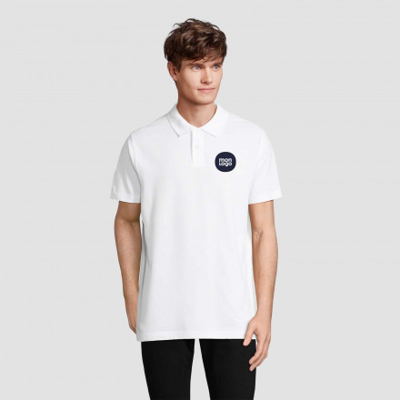 POLO MIXTE BLANC PERSONNALISABLE 'PULSE' 170G/M2