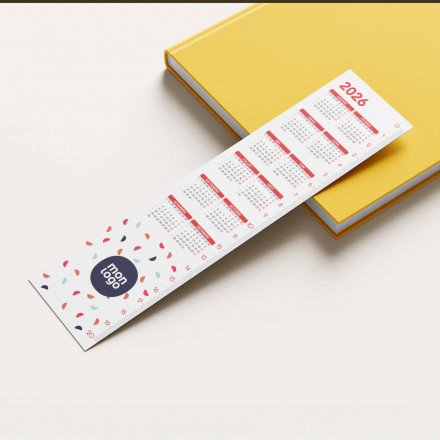 CALENDRIER MARQUE PAGES PERSONNALISE 'CLARIN'