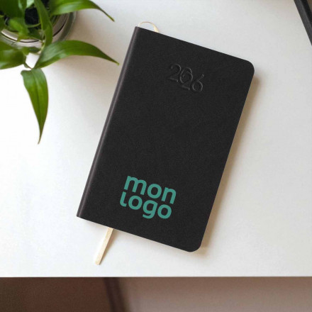 AGENDA SEMAINIER PERSONNALISE PU SOUPLE 'APRIL MINI'