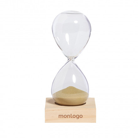 SABLIER PERSONNALISABLE EN BOIS 'DJENNA '