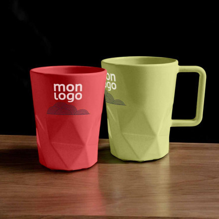 MUG CERAMIQUE PERSONNALISABLE EUROPE 320 ML 'CELESTA'