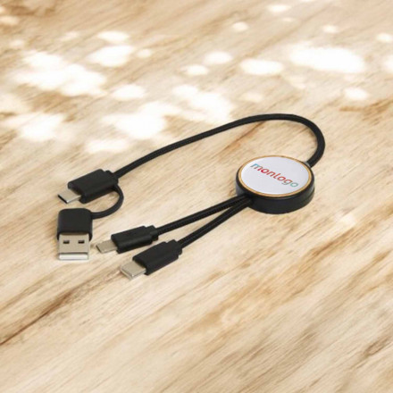 CABLE DE CHARGE PERSONNALISABLE 'ONTARIA COURT BOIS'