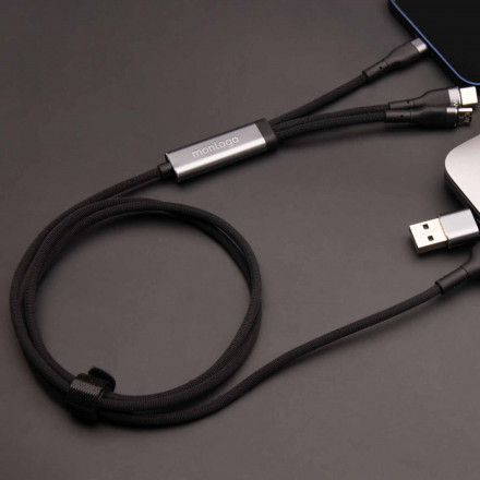 CABLE DE CHARGE PERSONNALISE 5 EN 1 FAST 100W 'DIGOTY'