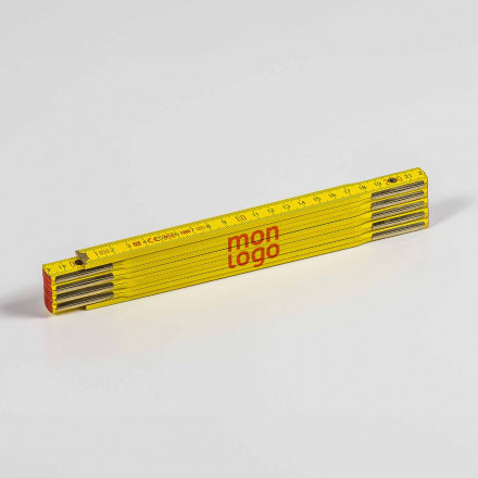 METRE PLIABLE PERSONNALISE EN BOIS 2M 'EDEN'