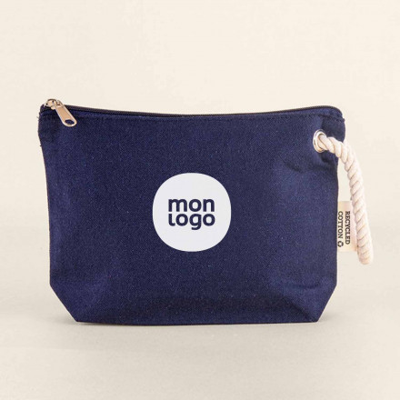 TROUSSE DE TOILETTE RECYCLE PERSONNALISABLE 'MILIE'