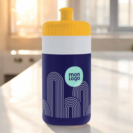 GOURDE DE SPORT 500ML PERSONNALISABLE 'TRAIL BAGUE'