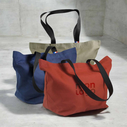 CABAS AVEC SOUFLLET 220 G PERSONNALISABLE 'MAXOU'