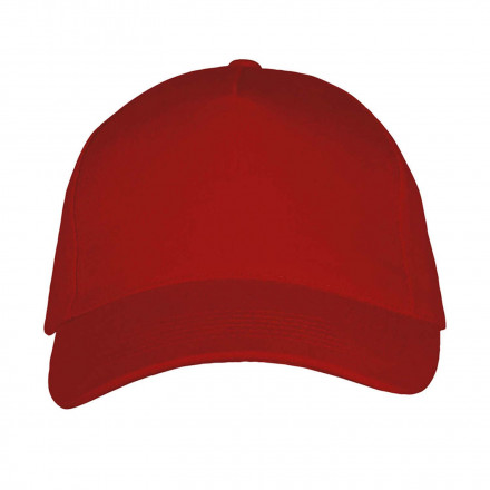 CASQUETTE PERSONNALISEE 'LONG BEACH' 260 GR/M² - rouge