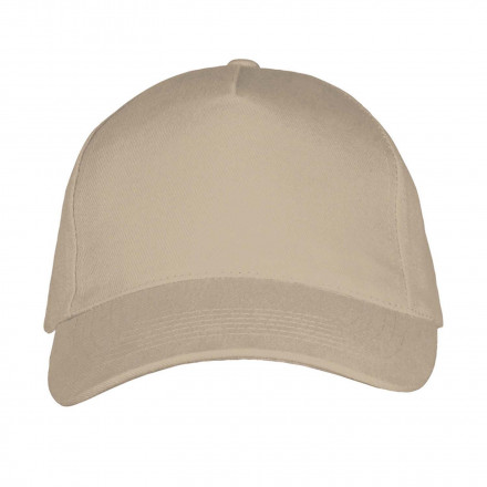 CASQUETTE PERSONNALISEE 'LONG BEACH' 260 GR/M² - beige