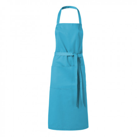 TABLIER PERSONNALISÉ BRODÉ 'CHEF' - bleu azur