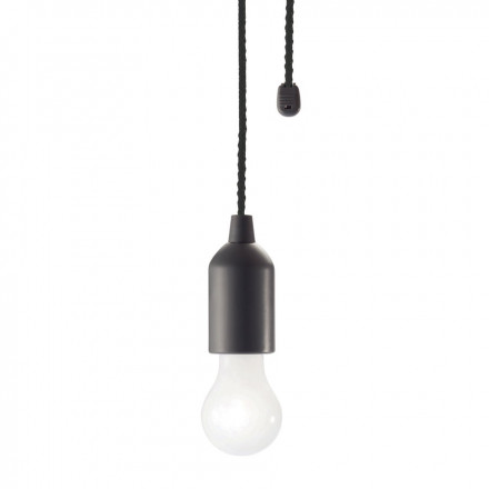 LAMPE LED PERSONNALISÉE 'AMPULL' - noir