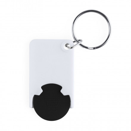 PORTE-CLÉS JETON 'TOKEN' - noir