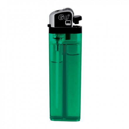 BRIQUET PUBLICITAIRE JETABLE 'URANUS' - vert transparent