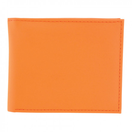 PORTEFEUILLE ANTI-RFID PERSONNALISABLE 'WALLSTREET' - orange