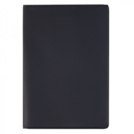 COUVERTURE DE PASSEPORT PERSONNALISABLE 'VIAJE' - noir