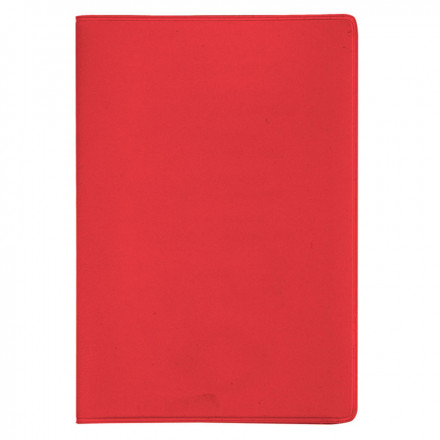COUVERTURE DE PASSEPORT PERSONNALISABLE 'VIAJE' - rouge
