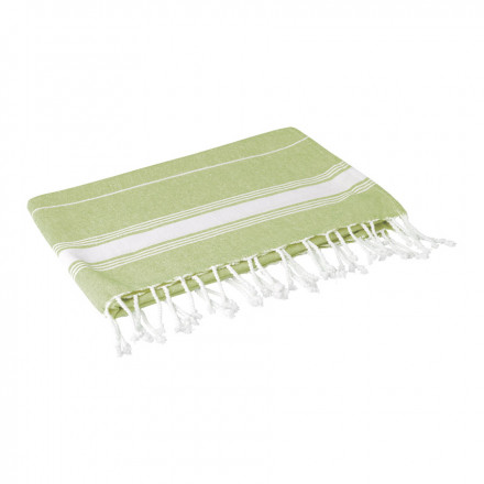 FOUTA PERSONNALISÉE 'PORTO RICO' - vert