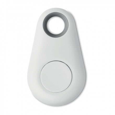 PORTE-CLÉS CONNECTÉ BLUETOOTH® PUBLICITAIRE 'VINDEN' - blanc