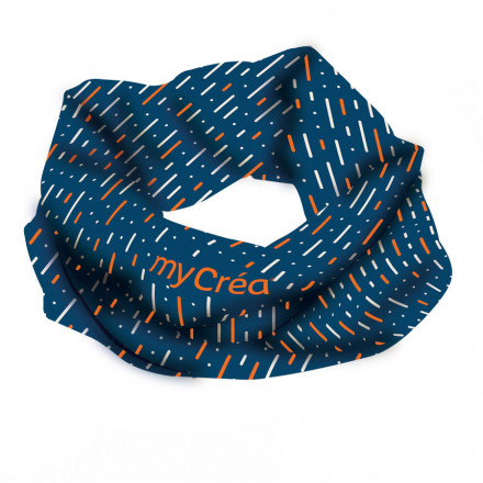 FOULARD TUBE PERSONNALISÉ EN POLYESTER 'SHERPA' - blanc
