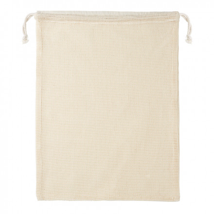 POCHETTE EN FILET COTON PERSONNALISE 'LAMBA' - naturel
