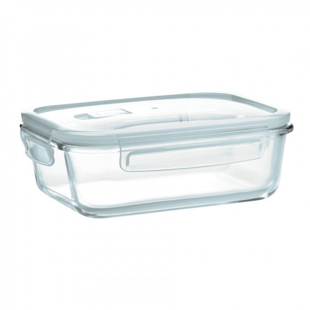 LUNCH BOX PERSONNALISÉE EN VERRE 'RIGATONI' - verre transparent