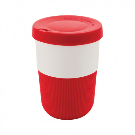 MUG PERSONNALISABLE EN PLA 'SALICA' - rouge