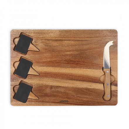 PLATEAU À FROMAGE PERSONNALISABLE LIVOO® 'BEAUFORT' - bois