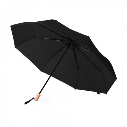 PARAPLUIE PLIABLE PUBLICITAIRE 'LINWOOD RPET' - noir
