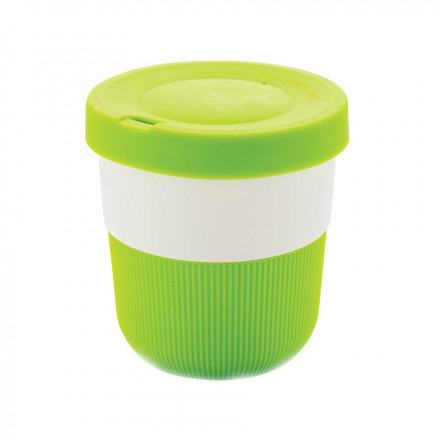MUG PERSONNALISÉ EN PLA ET SILICONE 'SALICA' - vert