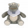 PELUCHE PERSONNALISABLE AVEC BANDANA HIPPOPOTAME 'HEPPO'