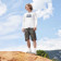 TEE SHIRT PERSONNALISÉ MANCHES LONGUES MIXTE BIO BLANC 'PIONEER LSL'