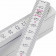 MÈTRE PLIANT PERSONNALISABLE BOIS BLANC 'MINESURA' 2M