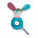 PELUCHE PERSONNALISABLE LAPIN HOCHET 'JANES'