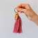 PORTE CLES POMPOM PERSONNALISE 'PANPAN'