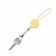 PORTE CLE BAMBOU AVEC CORDON PERSONNALISABLE 'CALIM'