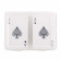 SET DE 2 JEUX DE CARTES PERSONNALISABLE 'FLUSH DUO'