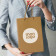 SAC CARTON PERSONNALISE 15.5x21x6 'KARTELOS'