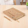 CARNET ET STYLO EN LIEGE PERSONNALISABLE 'CORCHI'